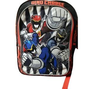 Mighty Morphin Power Rangers Dino Charge Super Mega Force 3D Bk Pack 16"